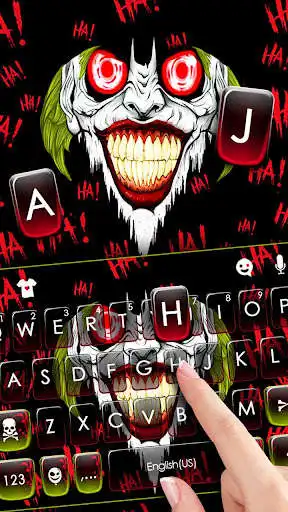 Play Crazy Joker Keyboard Theme as an online game Crazy Joker Keyboard Theme with UptoPlay