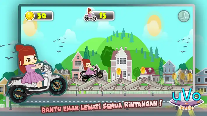 Play Crazy Mommy Racing Hill Climb