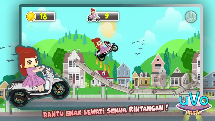 Play Crazy Mommy Racing Hill Climb