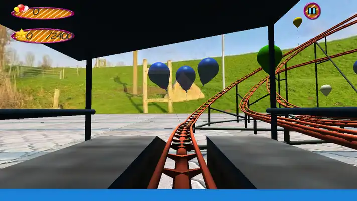 Play Crazy Roller Coaster Simualtor Balloon Blast