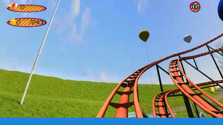 Play Crazy Roller Coaster Simualtor Balloon Blast