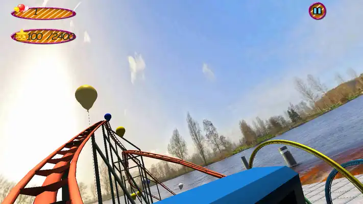 Play Crazy Roller Coaster Simualtor Balloon Blast