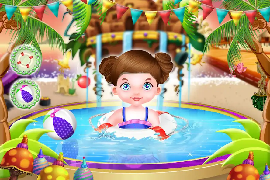 Play Crazy Toddlers Swim Pool Party  and enjoy Crazy Toddlers Swim Pool Party with UptoPlay