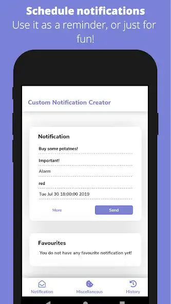 Play Create your own notifications!