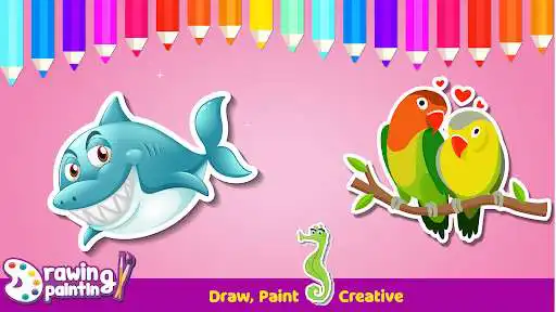 Play Creative Drawing And Coloring  and enjoy Creative Drawing And Coloring with UptoPlay