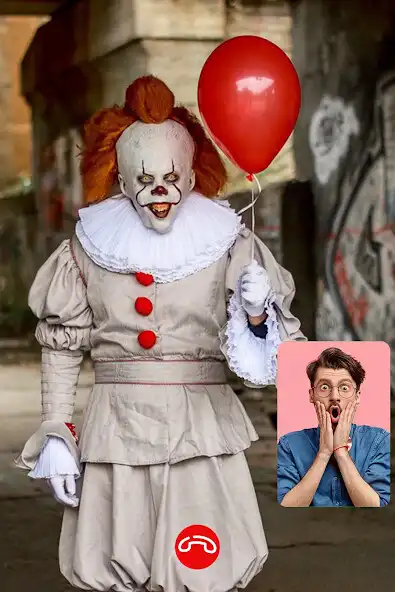 Play Creepy Clown Fake Video Call as an online game Creepy Clown Fake Video Call with UptoPlay