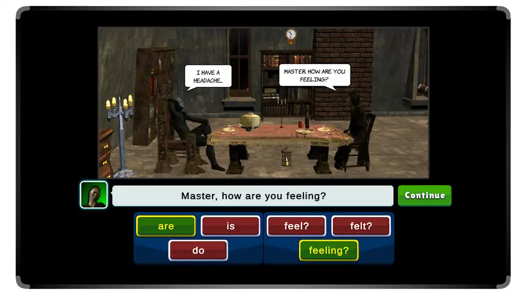 Play Creepy Comics to Learn English as an online game Creepy Comics to Learn English with UptoPlay