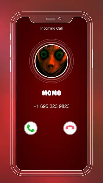 Play creepy momo fake call  and enjoy creepy momo fake call with UptoPlay