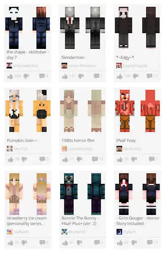 Play Creepy Skins For Minecraft  and enjoy Creepy Skins For Minecraft with UptoPlay