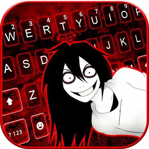 Play Creepy Smiley Girl Keyboard Background APK