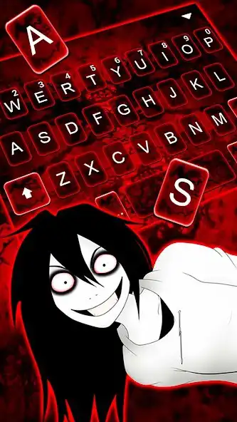 Play Creepy Smiley Girl Keyboard Background as an online game Creepy Smiley Girl Keyboard Background with UptoPlay