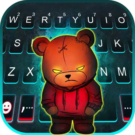 Play Creepy Teddy Bear Keyboard Background APK