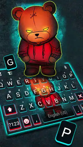 Play Creepy Teddy Bear Keyboard Background as an online game Creepy Teddy Bear Keyboard Background with UptoPlay