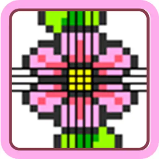 Play Cross Stitch Art Flower Pixel APK