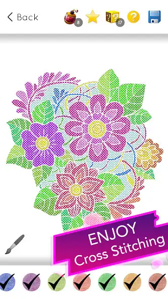 Play Cross Stitch Color by Number  and enjoy Cross Stitch Color by Number with UptoPlay