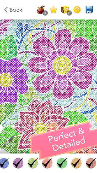 Play Cross Stitch Color by Number as an online game Cross Stitch Color by Number with UptoPlay