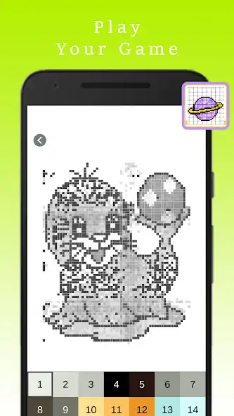 Play Cross Stitch Craft Pixel Art as an online game Cross Stitch Craft Pixel Art with UptoPlay