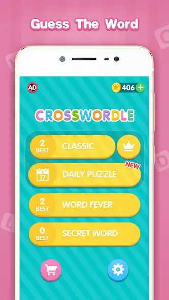 Play Crosswordle - Word Games  and enjoy Crosswordle - Word Games with UptoPlay