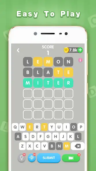 Play Crosswordle - Word Games as an online game Crosswordle - Word Games with UptoPlay