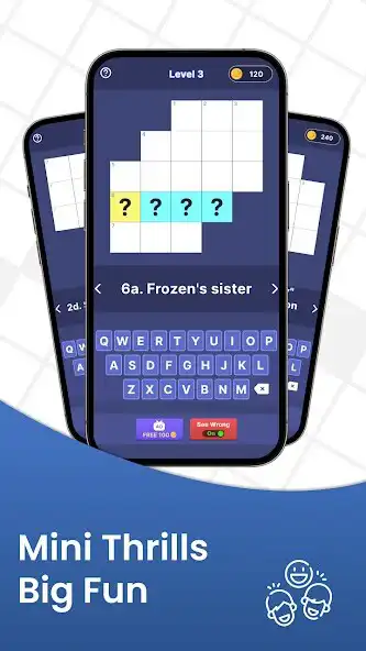 Play Crossword Mini-Word Puzzle  and enjoy Crossword Mini-Word Puzzle with UptoPlay