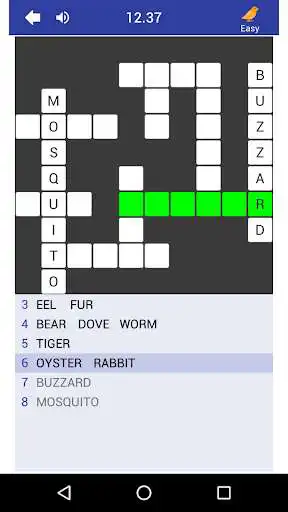 Play Crossword Thematic as an online game Crossword Thematic with UptoPlay