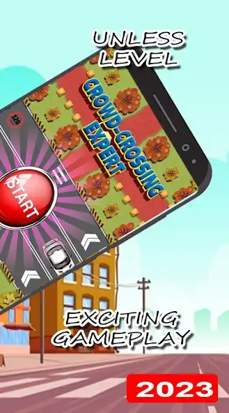 Play Crowd-Crossing Expert 2023 as an online game Crowd-Crossing Expert 2023 with UptoPlay