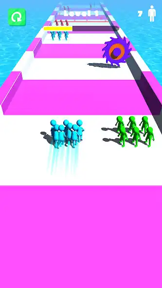 Play Crowd Run Challenge as an online game Crowd Run Challenge with UptoPlay