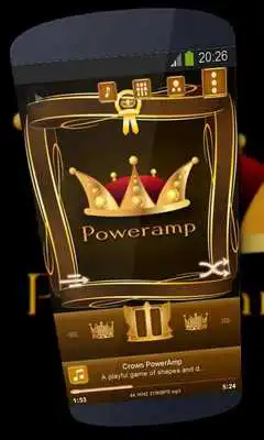 Play Crown Poweramp Skin