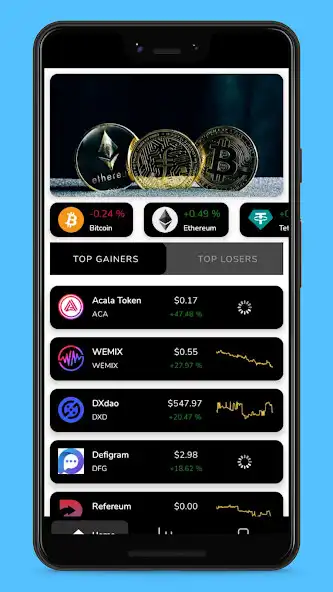 Play Cryptocurrency Tracker Real as an online game Cryptocurrency Tracker Real with UptoPlay