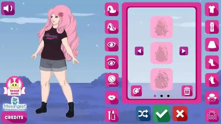 Play Crystal Gem Rose Quartz Dress Up Game