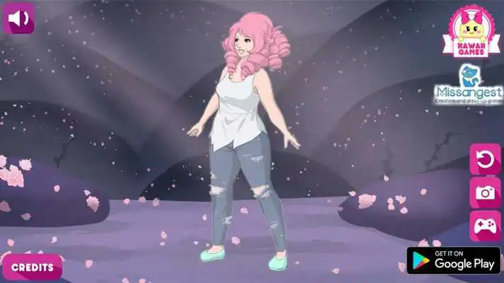 Play Crystal Gem Rose Quartz Dress Up Game