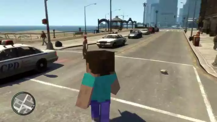 Play Cube Craft Mod for GTA