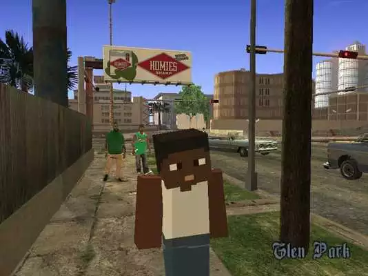 Play Cube Craft Mod for GTA