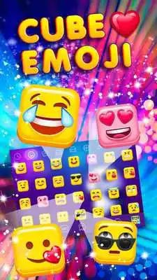 Play Cube Emoji for Kika Keyboard