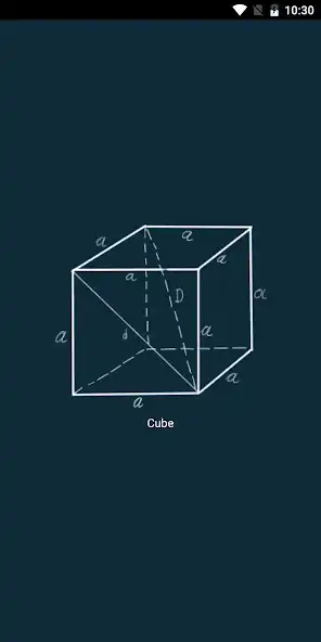 Play Cube Geometry Calculator as an online game Cube Geometry Calculator with UptoPlay