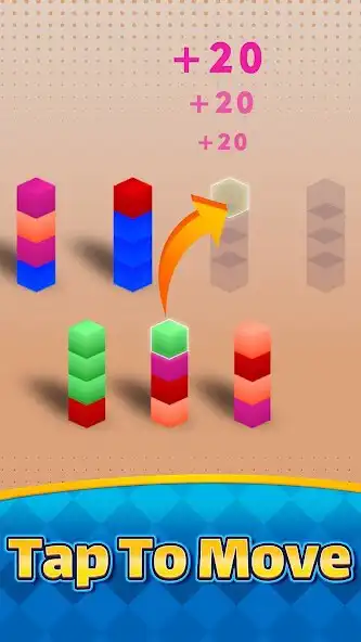 Play Cube Sort Puzzle as an online game Cube Sort Puzzle with UptoPlay