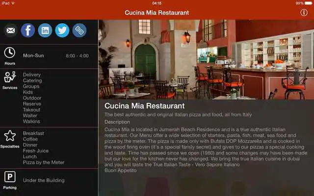 Play Cucina Mia Restaurant