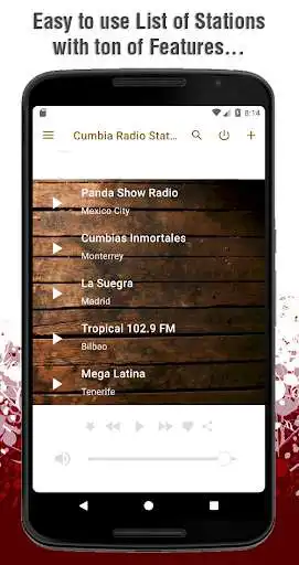 Play Cumbia Radio Stations 2.0 as an online game Cumbia Radio Stations 2.0 with UptoPlay