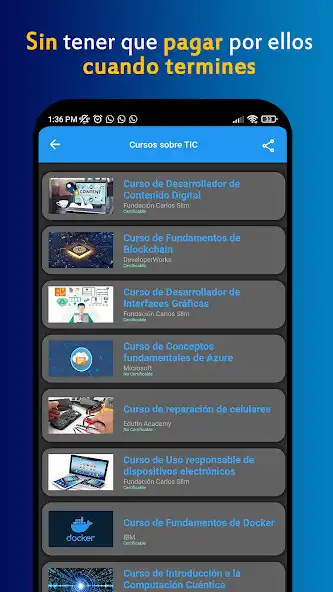 Play Cursin - Encuentra cursos as an online game Cursin - Encuentra cursos with UptoPlay