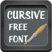 Free play online Cursive Fonts Style APK