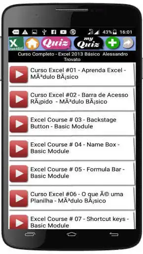 Play Curso de Excel  and enjoy Curso de Excel with UptoPlay