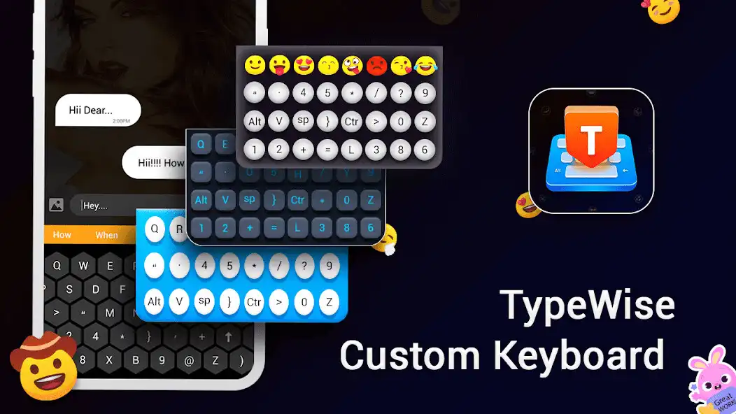 Play Custom keyboard for android Emoji keyboard themes  and enjoy Custom keyboard for android Emoji keyboard themes with UptoPlay