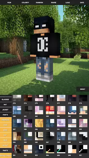 Play Custom Skin Creator Minecraft as an online game Custom Skin Creator Minecraft with UptoPlay