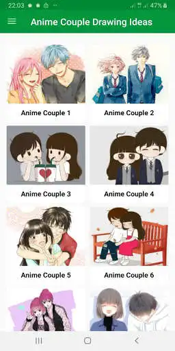 Play APK Cute Anime Couple Drawing Ideas Complete  and enjoy Cute Anime Couple Drawing Ideas Complete with UptoPlay com.AnimeCoupleDrawingIdeas.CCStudio