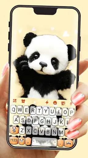 Play Cute Baby Panda 2 Keyboard Background  and enjoy Cute Baby Panda 2 Keyboard Background with UptoPlay