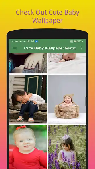 Play Cute Baby Wallpaper Matic as an online game Cute Baby Wallpaper Matic with UptoPlay