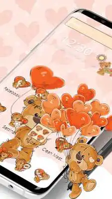 Play Cute Brown Bear Theme Kawaii Bear icons