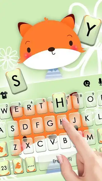 Play Cute Cartoon Fox Keyboard Theme as an online game Cute Cartoon Fox Keyboard Theme with UptoPlay