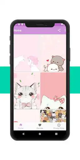 Play Cute Cat Cartoon Wallpaper - Cute Kitten as an online game Cute Cat Cartoon Wallpaper - Cute Kitten with UptoPlay