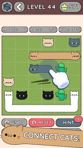 Play CuteCat Connect as an online game CuteCat Connect with UptoPlay